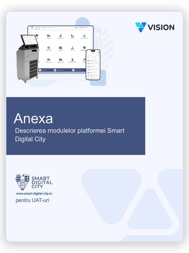 Coperta catalogului de module Smart Digital City